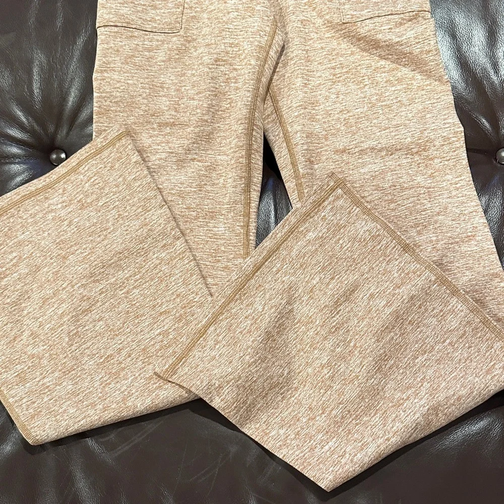 Aerie Light Brown Heathered Leggings
